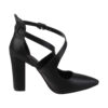 Leather Ankle Strap High Heels Pointed Toe for Women