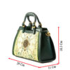 Leather Satchel Bag with Double Handles - Model Phosphoric