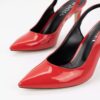 Leather High Heels Pointed Toe Pump for Women