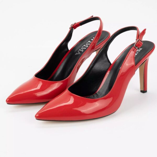 Leather High Heels Pointed Toe Pump for Women