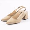 Leather Pump Heels Pointed Toe for Women Xava