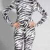 Long Sleeve Blouse for Women with Zebra Design
