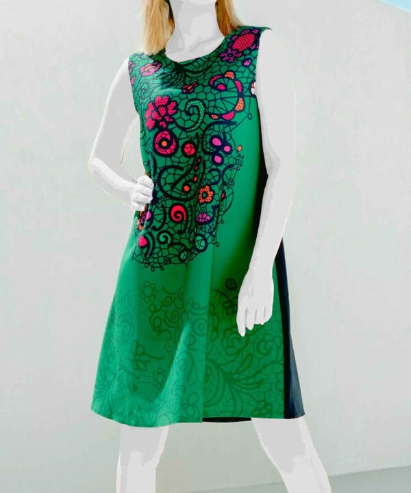 Regular Fit Dress for Women with Floral Design