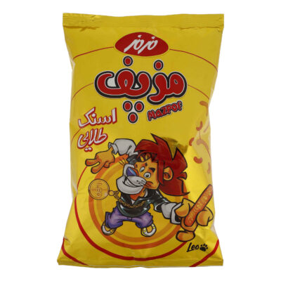 Maz Maz Golden Iranian Pofak – Cheese Puffed Snack, 85 gr (15x)