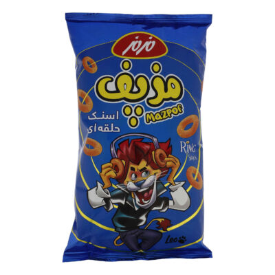 Maz Maz Hoops Iranian Pofak – Cheese Puffed Snack, 85 gr (15x)