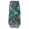 Midi Skirt with Floral Design for Women