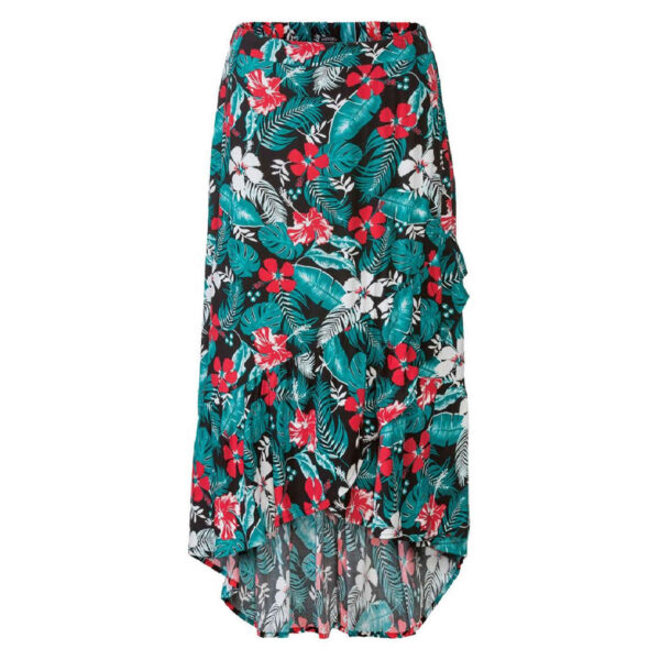 Midi Skirt with Floral Design for Women