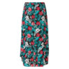 Midi Skirt with Floral Design for Women