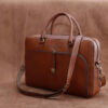 Persian Natural Leather Briefcase for 14 Inch Laptop - 1109B