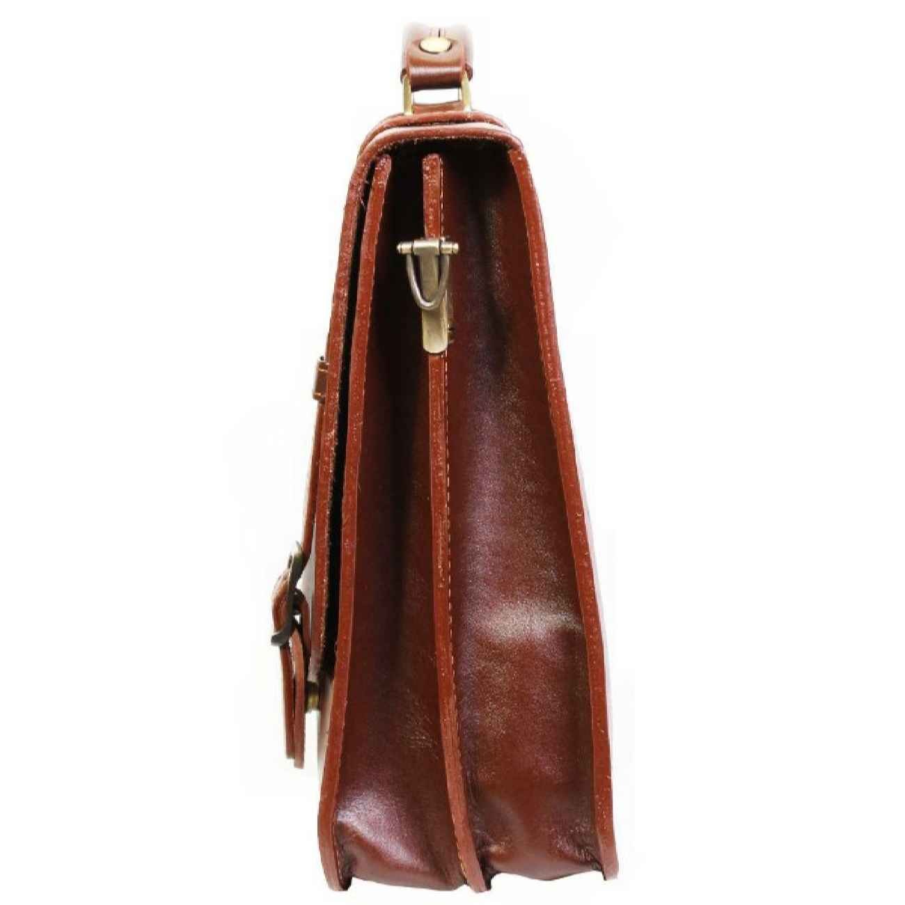 Persian Natural Leather Briefcase for Men – Bob Model