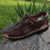 Natural Leather Hiking Sandals For Men Model Thunder