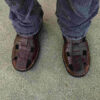 Natural Leather Hiking Sandals For Men Model Thunder