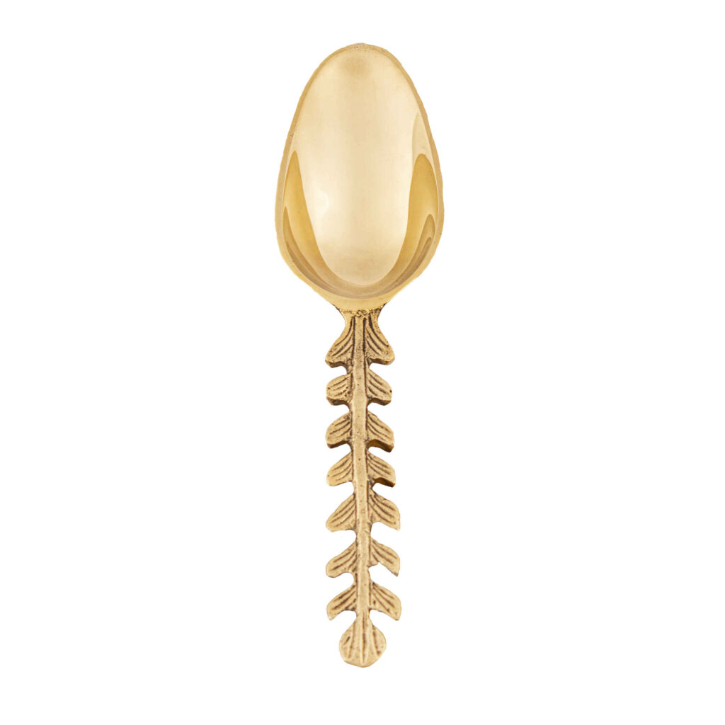 Steel nut serving spoon set 3 pieces model hakhamanesh shopipersia