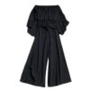 Off the Shoulder Jumpsuit with Ruffles for Women Model Cloak