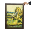 Original Painterly Painting - Oil on Canvas, Landscape Model Village
