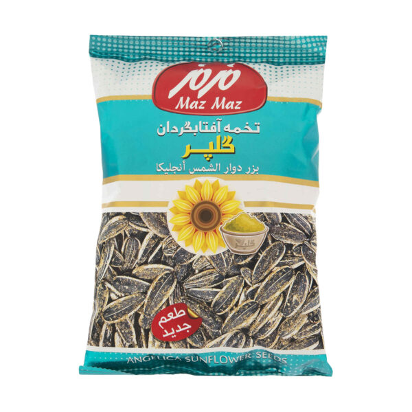 Sunflower Seeds with Golpar Flavor Snack - Maz Maz 525g (5x105g)