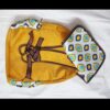 Artificial Leather Backpack for Women with Ethnic Design - Model Ario