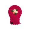 Handwoven Bath Mitt Loofah with Flower Design (x5)