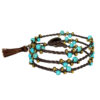 Beaded Bracelet for Women – Turquoise Design