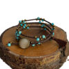 Beaded Bracelet for Women – Turquoise Design