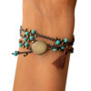 Beaded Bracelet for Women – Turquoise Design