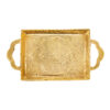 Persian Brass Serving Tray Engraved Traditional Design