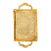 Persian Brass Serving Tray Engraved Traditional Design
