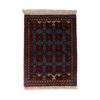 Persian Carpet with Wool Authentic Hand-Knotted in Khorasan Geometric