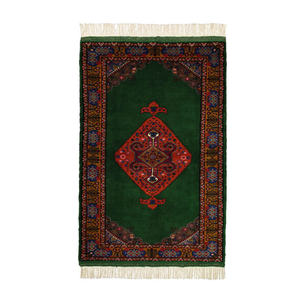 Persian Carpet with Wool Hand-Knotted Original in Golestan Medallion