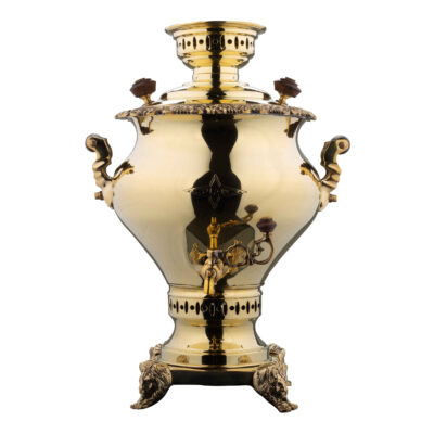 Persian Brass Samovar Decorative Coal Tea Maker 3.5 Litter