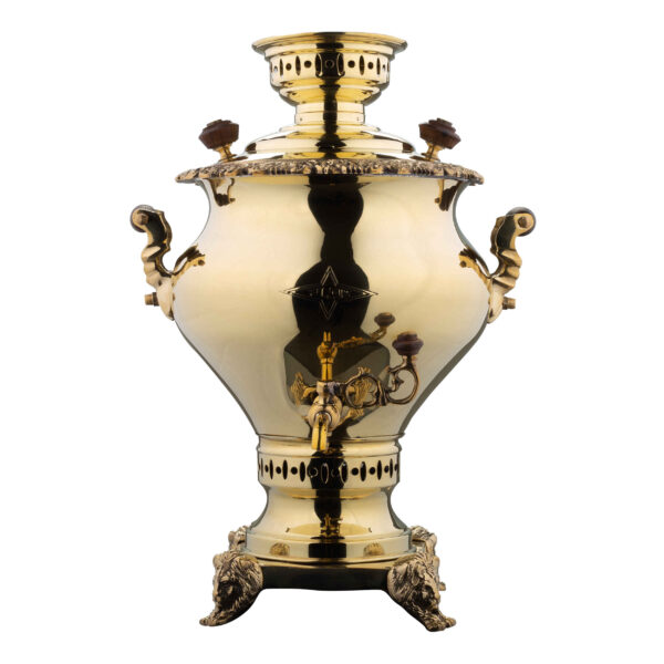 Persian Brass Samovar Decorative Charcoal Tea Maker 3.5 Litter