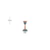 Handcrafted Persian Copper Candlestick - Artistic Turquoise Inlay