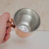 Persian Copper Cup - Handcrafted with Handle for Cold Drinks - Hammered Traditional