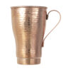 Persian Copper Cup - Handcrafted with Handle for Cold Drinks - Hammered Payam