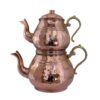 Persian Copper Double Teapot Durable and Hammered Kosar