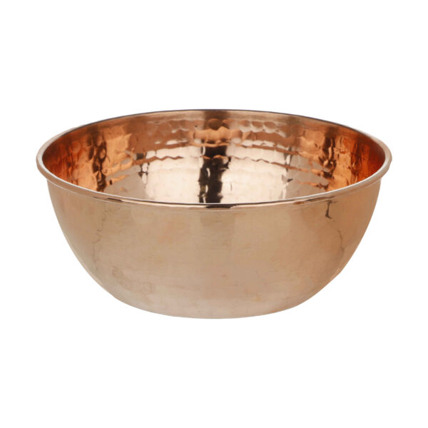 Persian Hammered & Handcrafted Copper Mixing Bowl - Kiarash