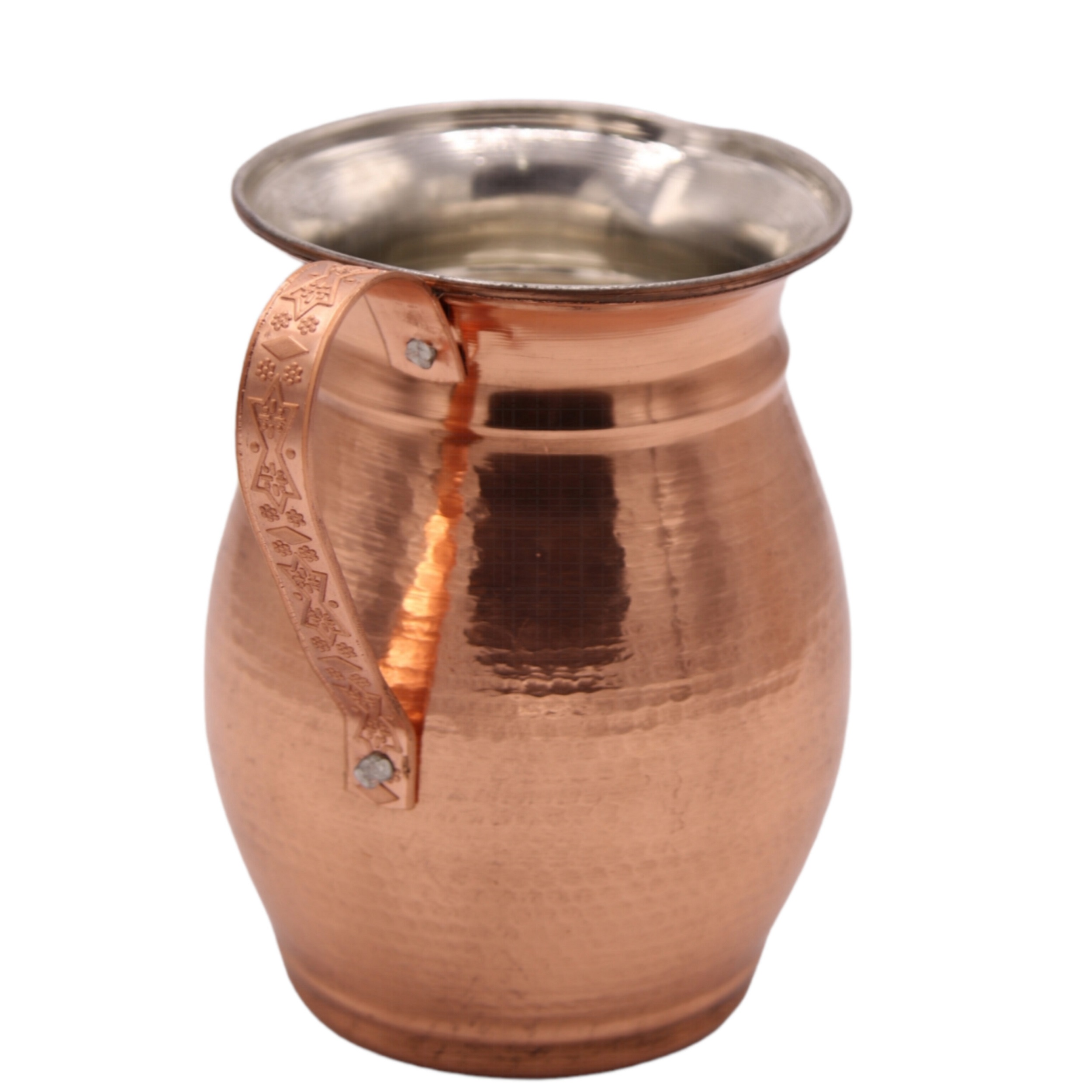 Persian Copper Pitcher Hammered Mehr