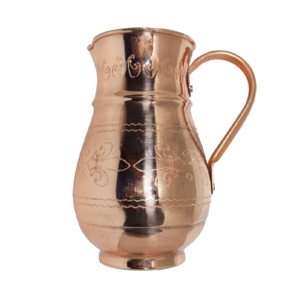 Persian Copper Pitcher Hammered Nozar