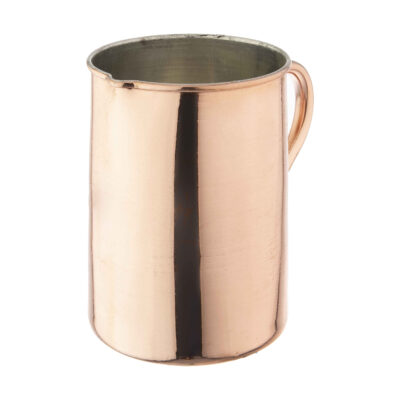 Persian Copper Pitcher Handcrafted with Lid & Handle