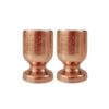 Persian Copper Salt & Pepper Shakers Set with Floral Design