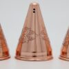Persian Copper Salt & Pepper Shakers Hammered Derafsh Set of 2