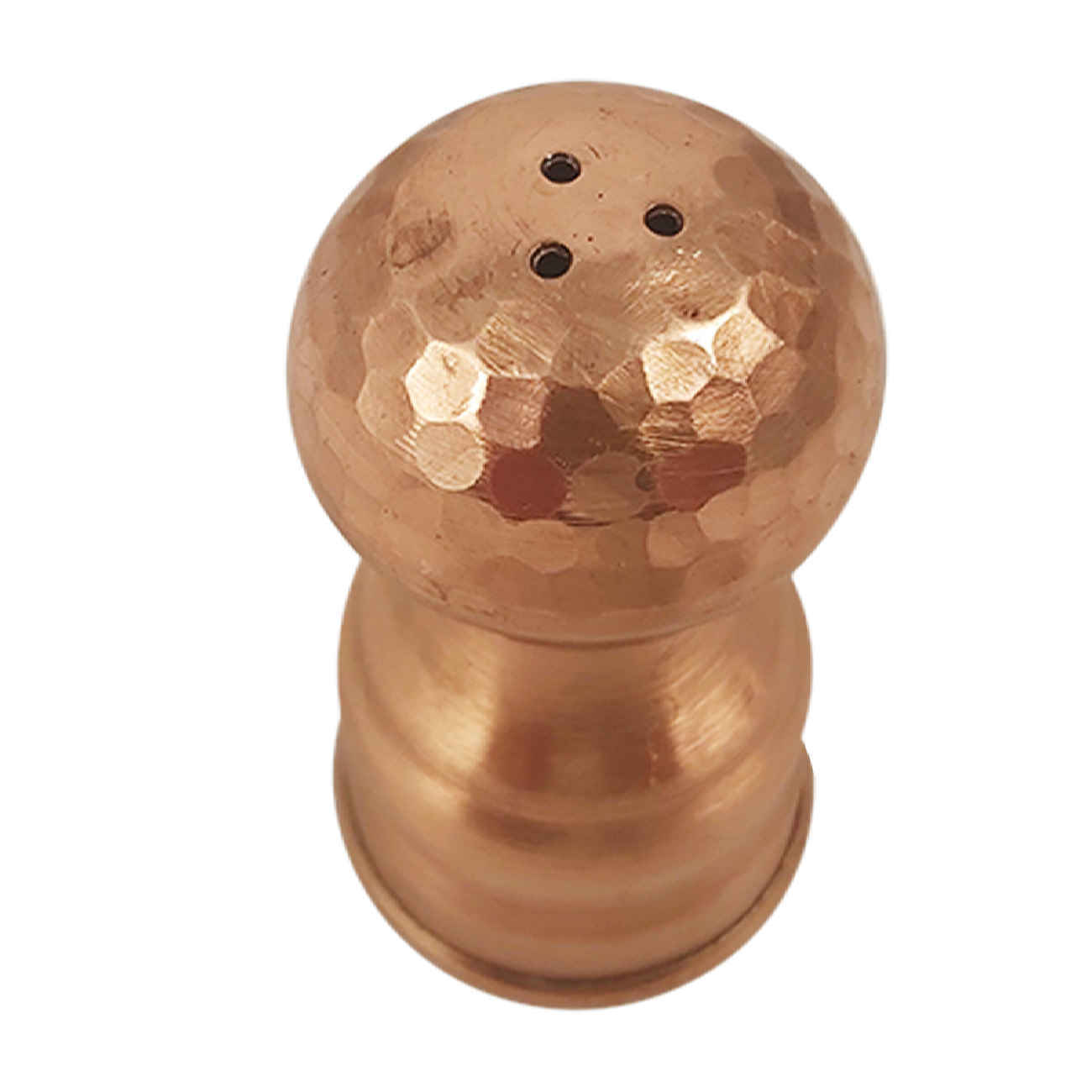 Persian Copper Salt & Pepper Shakers Hammered Laleh Set of 2