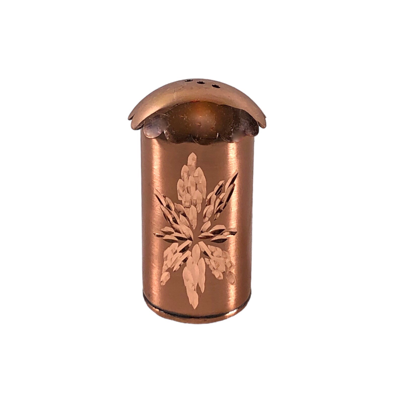 Persian Copper Salt & Pepper Shakers Hammered Radin Set of 2