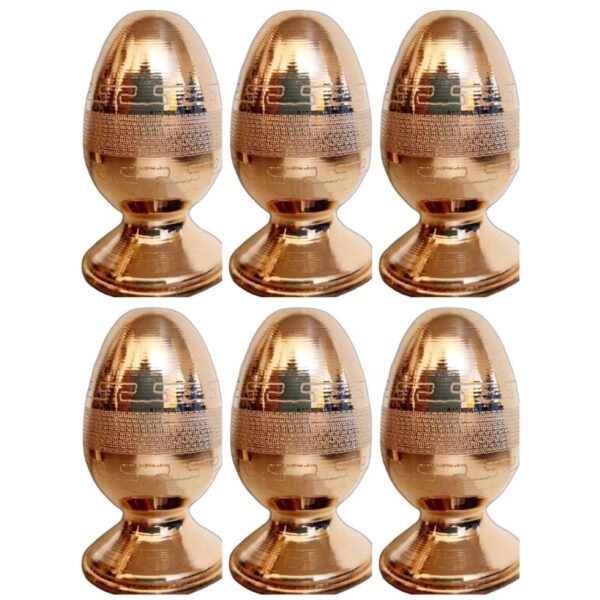 Persian Copper Salt & Pepper Shakers Set with Artistic Design