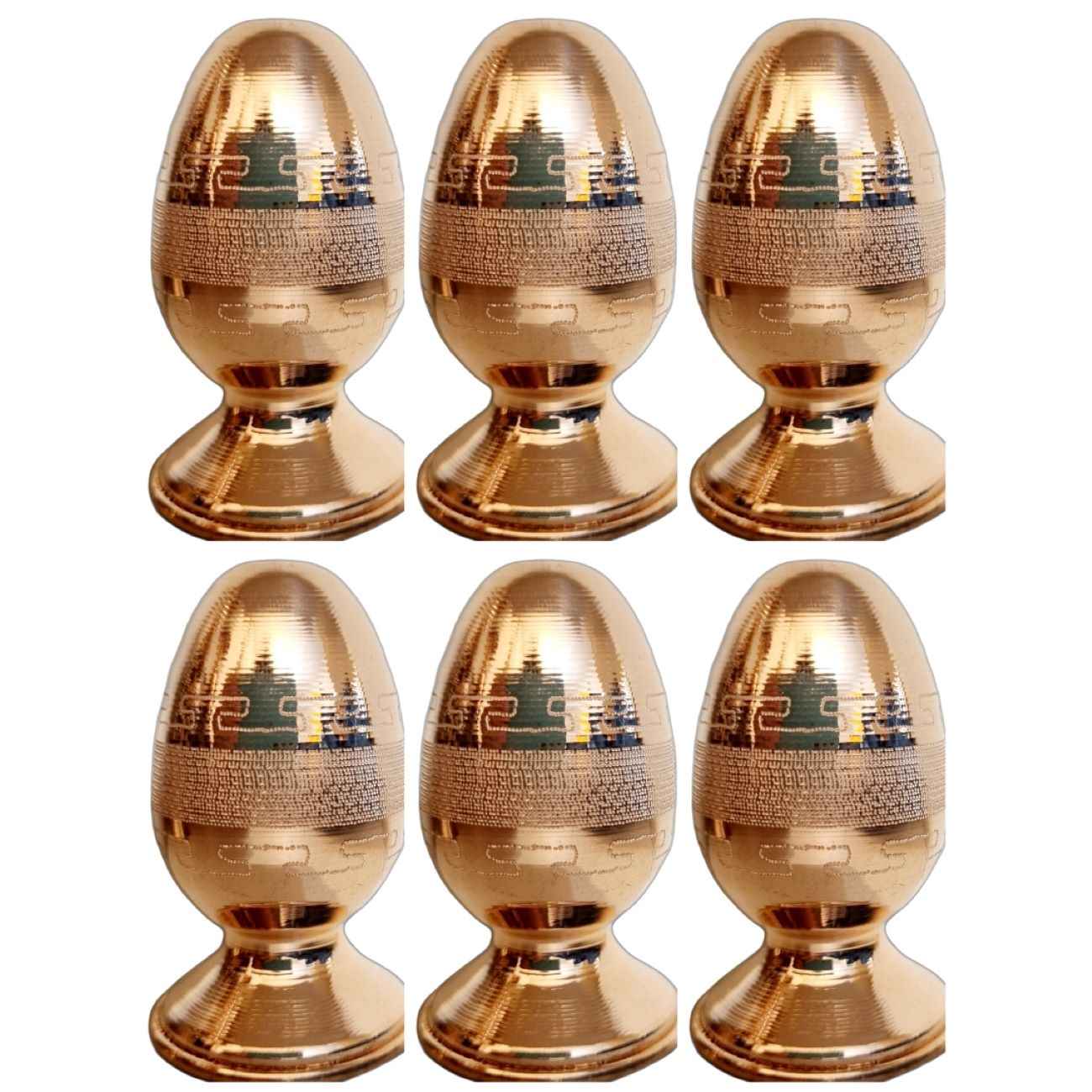 Persian Copper Salt & Pepper Shakers Set with Artistic Design