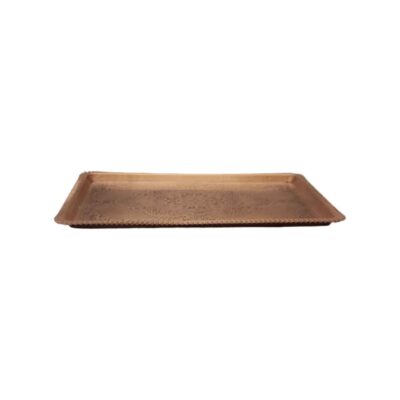 Persian Copper Serving Tray Hammered