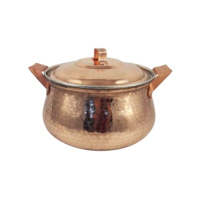 Persian Copper Stock Pot – Traditional Hammered Cooking Model Zubin
