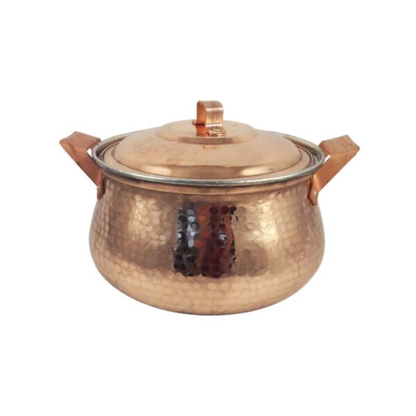 Persian Copper Stock Pot - Traditional Hammered Cooking Model Zubin
