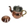 Persian Copper Teapot Hammered with Brass Handle Bardia