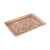 Persian Copper Serving Tray Hammered Traditional Paisley Handcrafted
